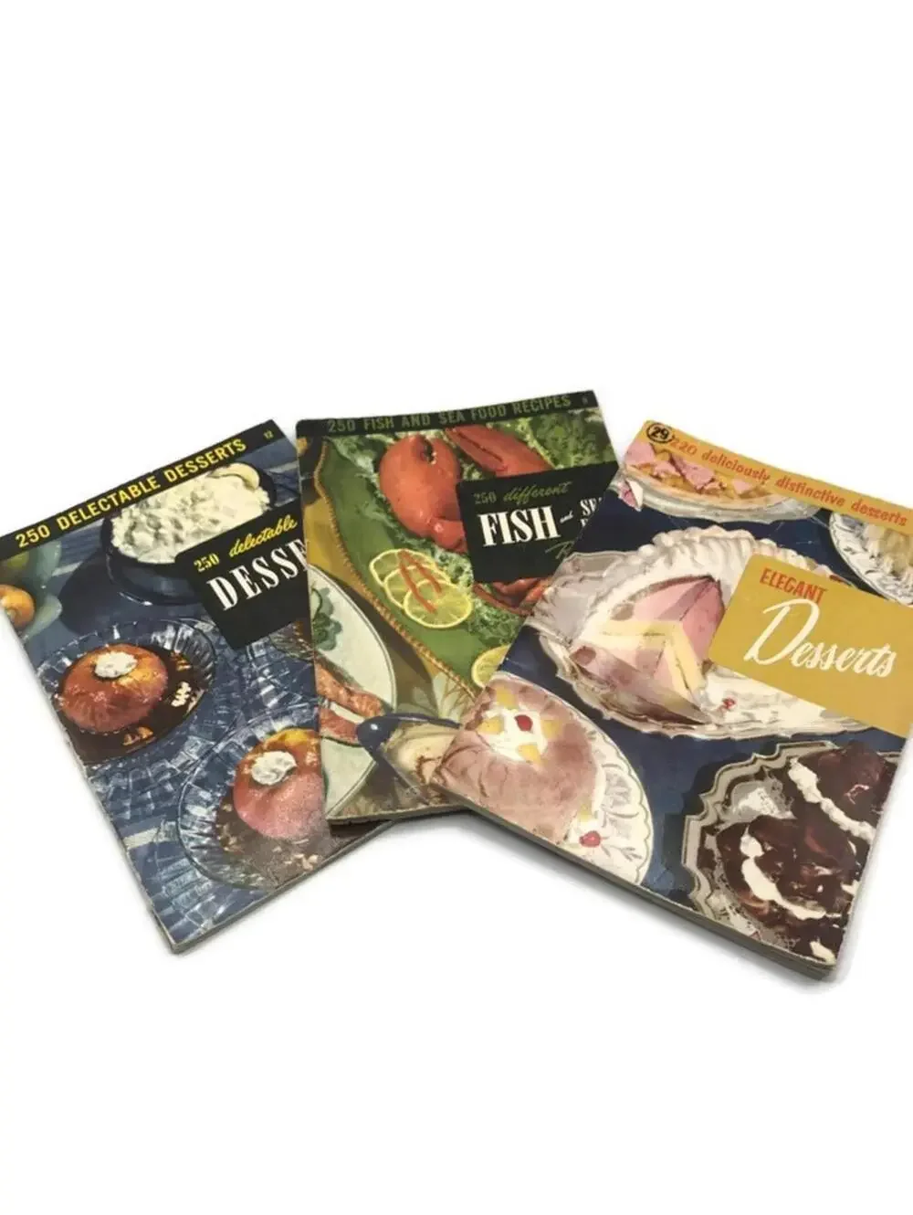 Vintage 1950s Cookbook Set: Culinary Arts Institute Recipes